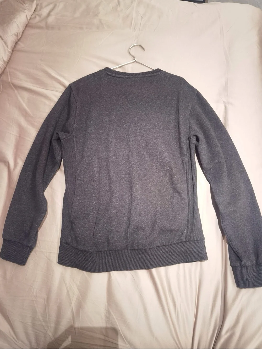 adidas Charcoal Gray Trefoil Crewneck Sweatshirt